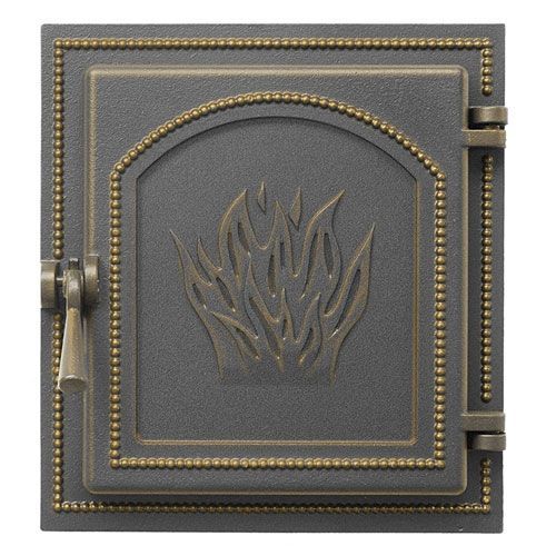 Дверка каминная Везувий 271 (бронза)